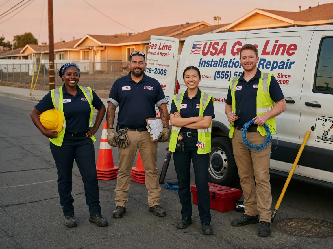 Gas Line Installation company in Represa, CA
